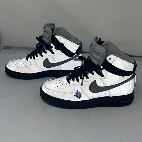 βΉπ½π Super Rare Vintage 2010 Dallas All Star Game Nike Air Force One Sz 9 AF1 - Picture 8 of 14